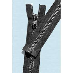   ~ YKK #5 Molded Plastic ~ Separating   580 Black (1 Zippers / Pack
