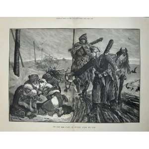   1878 War Injured People Soldiers Uniform Country Lane