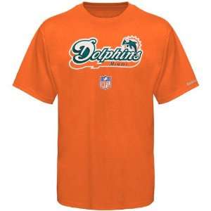   Miami Dolphins Reebok Youth Lockup Sideline T Shirt: Sports & Outdoors