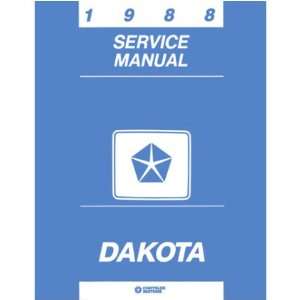  1988 DODGE DAKOTA TRUCK Shop Service Repair Manual Book 