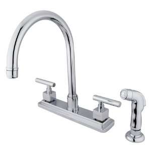 Princeton Brass PKS8791CQL 8 inch center kitchen faucet with plastic 
