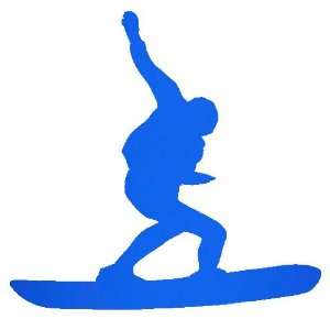  Skydiving SkyBoarding Decal Sticker   Blue: Automotive