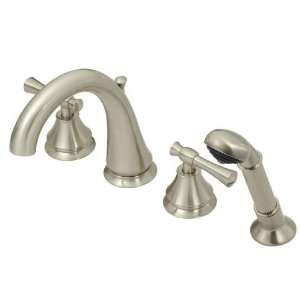  Fontaine Monte Carlo Roman Bath Tub Faucet, Brushed Nickel 
