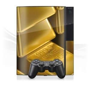   Sony Playstation 3 [unilateral]   Gold Bars Design Folie: Electronics