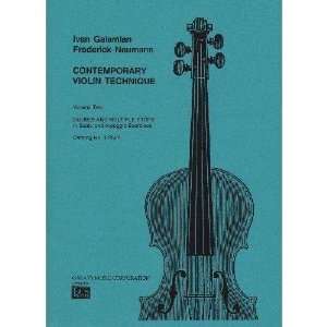  Galamian/Neumann   Contemporary Violin Technique, Book 2 