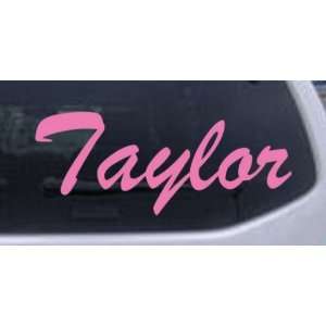  Taylor Car Window Wall Laptop Decal Sticker    Pink 32in X 