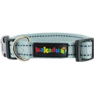 Kakadu Pet Empire Tracks Adjustable Nylon Dog Collar, 1 x 20 34, Sky 