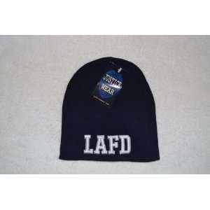  LAFD Law Enforcement Blue Skull Cap   Cuffless Fire 