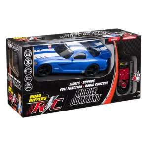  Radio Control Blue Dodge Viper with Lights and Sound 