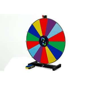  New 24 Dry Erase Color Prize Wheel Carnival Spinning 