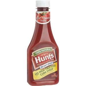 Hunts Tomato Ketchup No Salt Added No High Fructose Corn Syrup 13.5oz 
