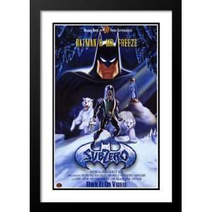 Batman & Mr. Freeze SubZero 20x26 Framed and Double Matted Movie 