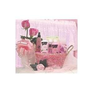  Romantis Rose Petal Spa Gift Basket: Home & Kitchen