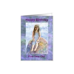  Five Year Old Girls Birthday Card: Toys & Games