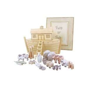  East of India   Noahs Ark & Wooden Two by Two Boxed Set 