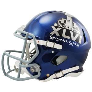NLF New York Giants Super Bowl XLVI Mini Helmet  Sports 