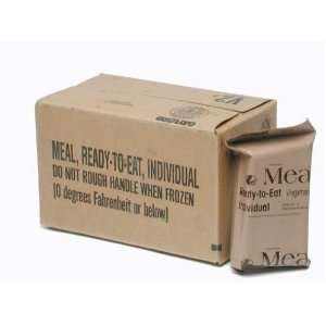 MREs (Meals Ready to Eat) Box B, Genuine U.S. Military Surplus, Menus 