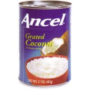 Ancel Grated Coconut In Heavy Syrup 34 oz  Grocery 