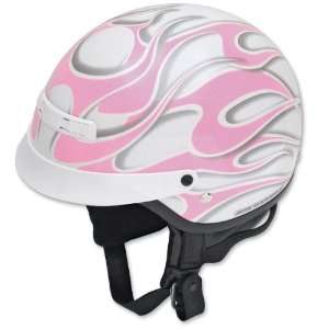   Z1R Nomad Half Helmet Pink Ghost Flames Medium M 0103 0228: Automotive