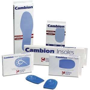 Cambion Foot Care   Posted Heel Cushions, Size D, Men’s 