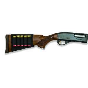 Mossy Oak Buttstock Shotgun Shell Holder (Black, One Size 