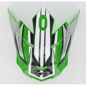  AFX Helmet Peak , Color Green Multi 0132 0426 Automotive