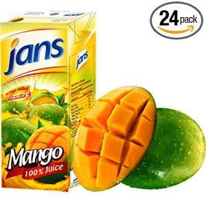 Jans Mango Exotic Tropical Juice, 8.45 Ounce (Pack of 24):  