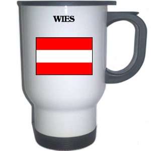  Austria   WIES White Stainless Steel Mug: Everything 