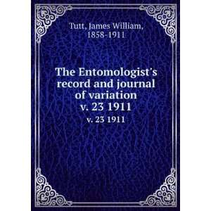  The Entomologists record and journal of variation. v. 23 