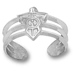  Tennessee Titans NFL Shoulder Logo Toe Ring (Silver 