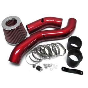  04 08 Nissan Maxima V6 3.5L Cold Air Intake System Kit Red 