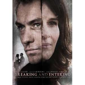  Breaking and Entering Poster B 27x40 Jude Law Juliette 