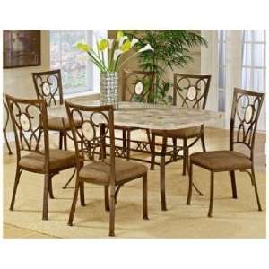  Hillsdale Brookside Scrolling 7 Piece Dining Set