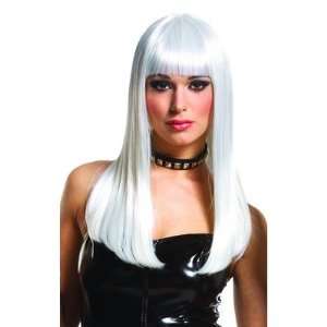  Mistress with Bangs Wig in Platinum: Toys & Games