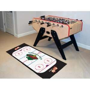  Fan Mats 10400 Minnesota Wild Rink Runner: Sports 