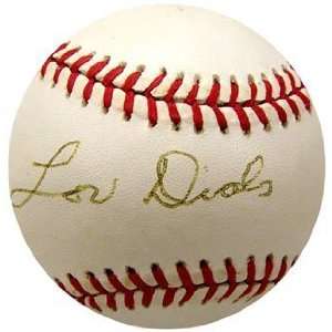  Lou Dials Autographed / Signed Baseball 
