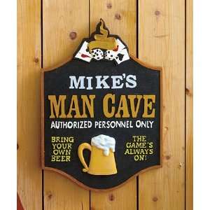  Personalized Man Cave Social Club Signs: Home & Kitchen