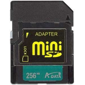  256MB A Data MiniSD Memory Card with Adapter: Electronics