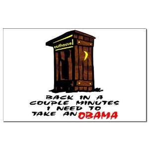  Outhouse Take An Obama Anti obama Mini Poster Print by 