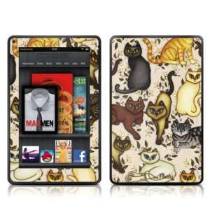  Cats Design Protective Decal Skin Sticker   High Gloss 