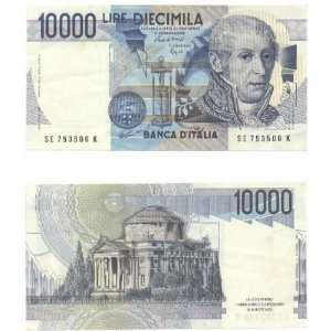  Italy 1984 10,000 Lire, Pick 112b 