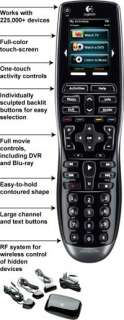  Logitech Harmony 900 Rechargeable Remote with Color Touch 