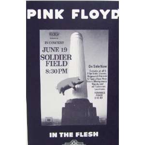  Pink Floyd Soldier Field June 19 Concert Sheet 11 X 17 