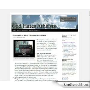  God Hates Atheists Kindle Store Eric Keyte & Alexander 