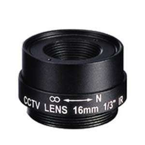  16.0mm 1 Megapixel Fixed Iris F1.8 1/3 CS Mount Lens 