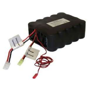  Custom NiMH Battery: 12V 20Ah (240 Wh) (4x5R) with 