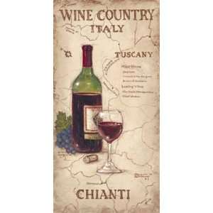 Wine Country IV   Janet Kruskamp 12x24 CANVAS 