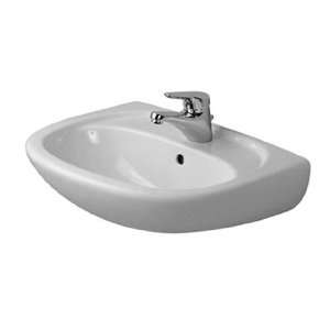  Duravit D13009 Duraplus 21 1/2 Three Hole Semi Pedestal 