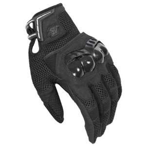   Mach 6.0 Mens Mesh Motorcycle Gloves Black Extra Small XS 6294 1405 03