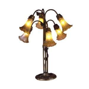  Dale Tiffany Farvile Accents 6 Light Table Lamp 1409